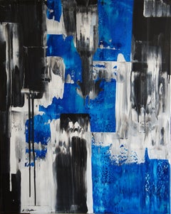 Blue Core II, Painting, Acrylic on Canvas