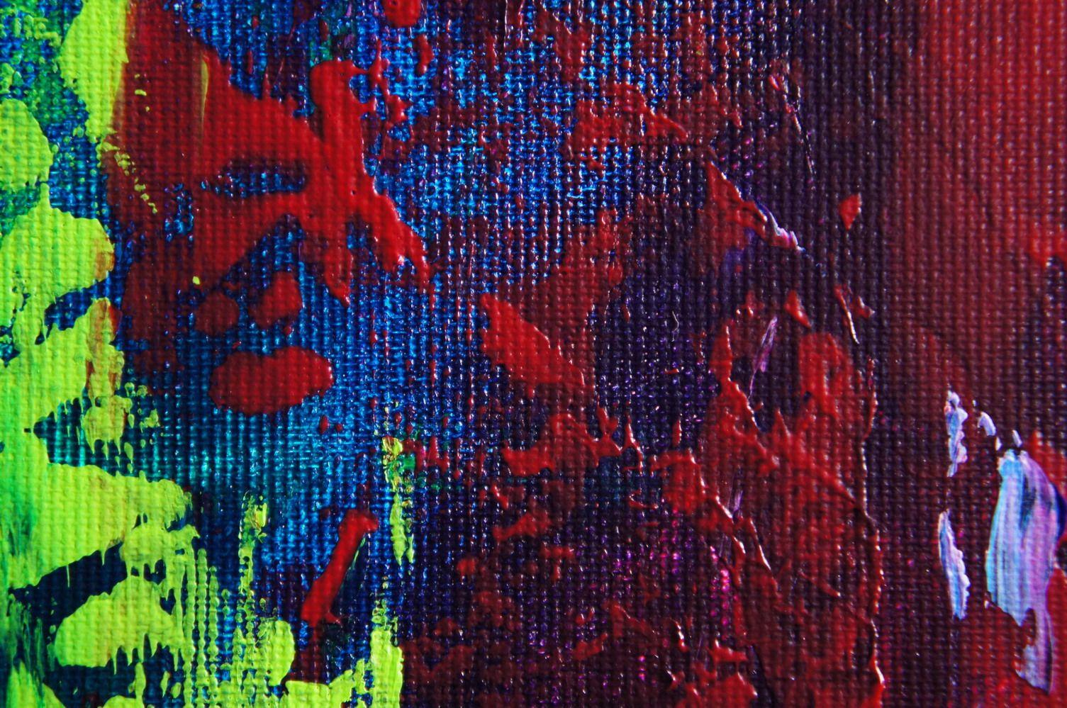 Farb Avalanche, Gemälde, Acryl auf Leinwand (Abstrakt), Painting, von Ansgar Dressler