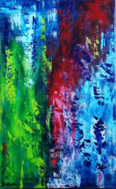 Color Avalanche, Painting, Acrylic on Canvas