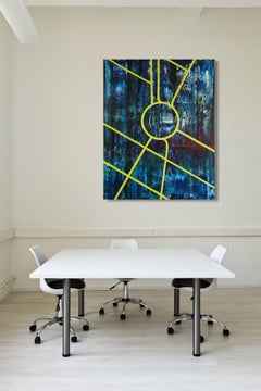 Columbus Circle, New York City, Painting, Oil on Canvas