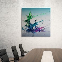 Emerald Tree, Painting, Acrylic on Canvas