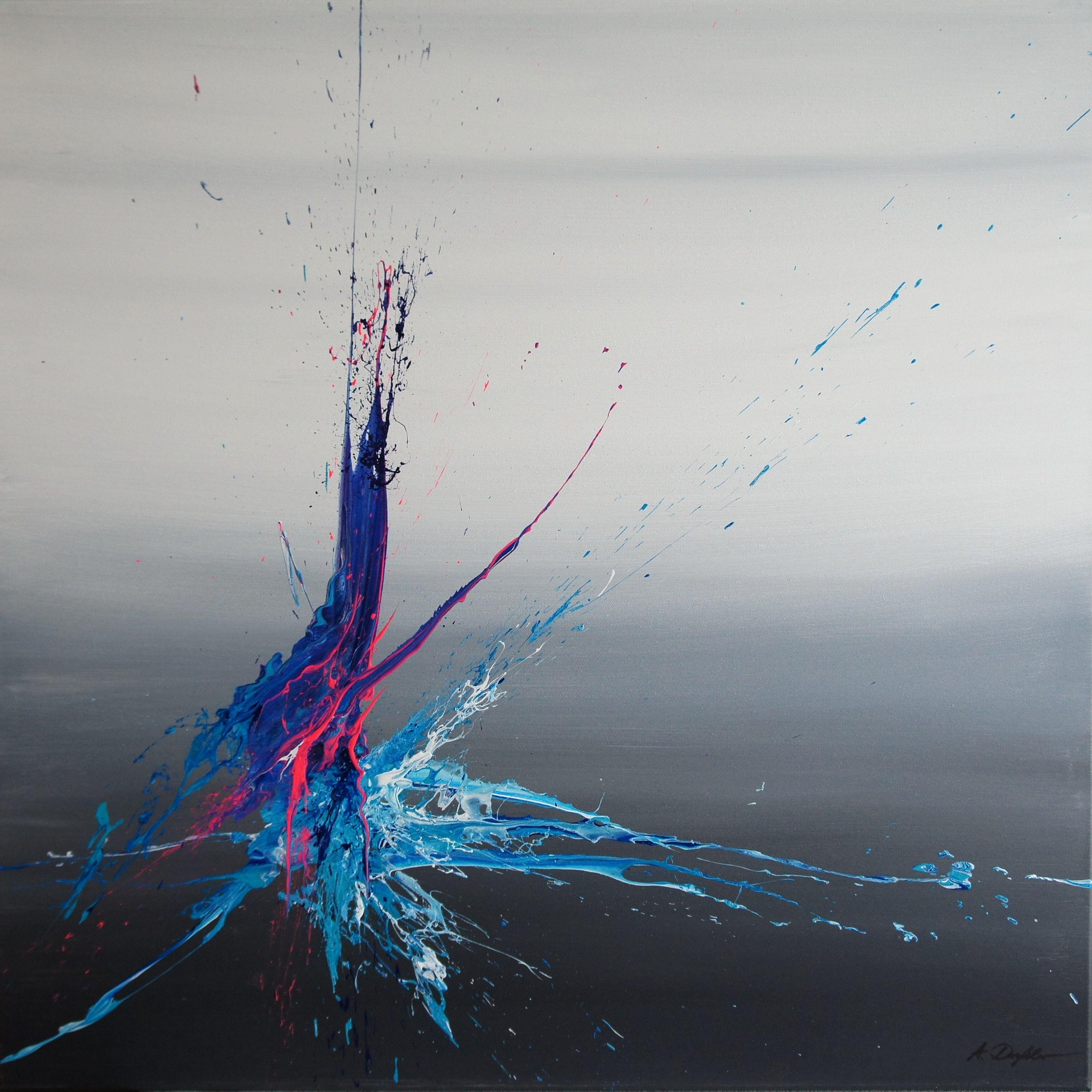 Ansgar Dressler Abstract Painting - Emotional Release XXI (Spirits Of Skies 064178), Painting, Acrylic on Canvas