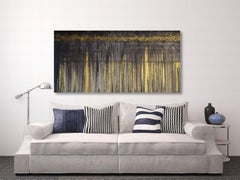 Ruée vers l'or, peinture, acrylique sur toile