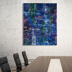 Hanging Gardens (32 x 40 inches), Painting, Oil on Canvas