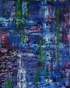 Hanging Gardens (32 x 40 inches), Painting, Oil on Canvas