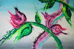 In Bloom (Spirits Of Skies 216147), Painting, Acrylic on Canvas