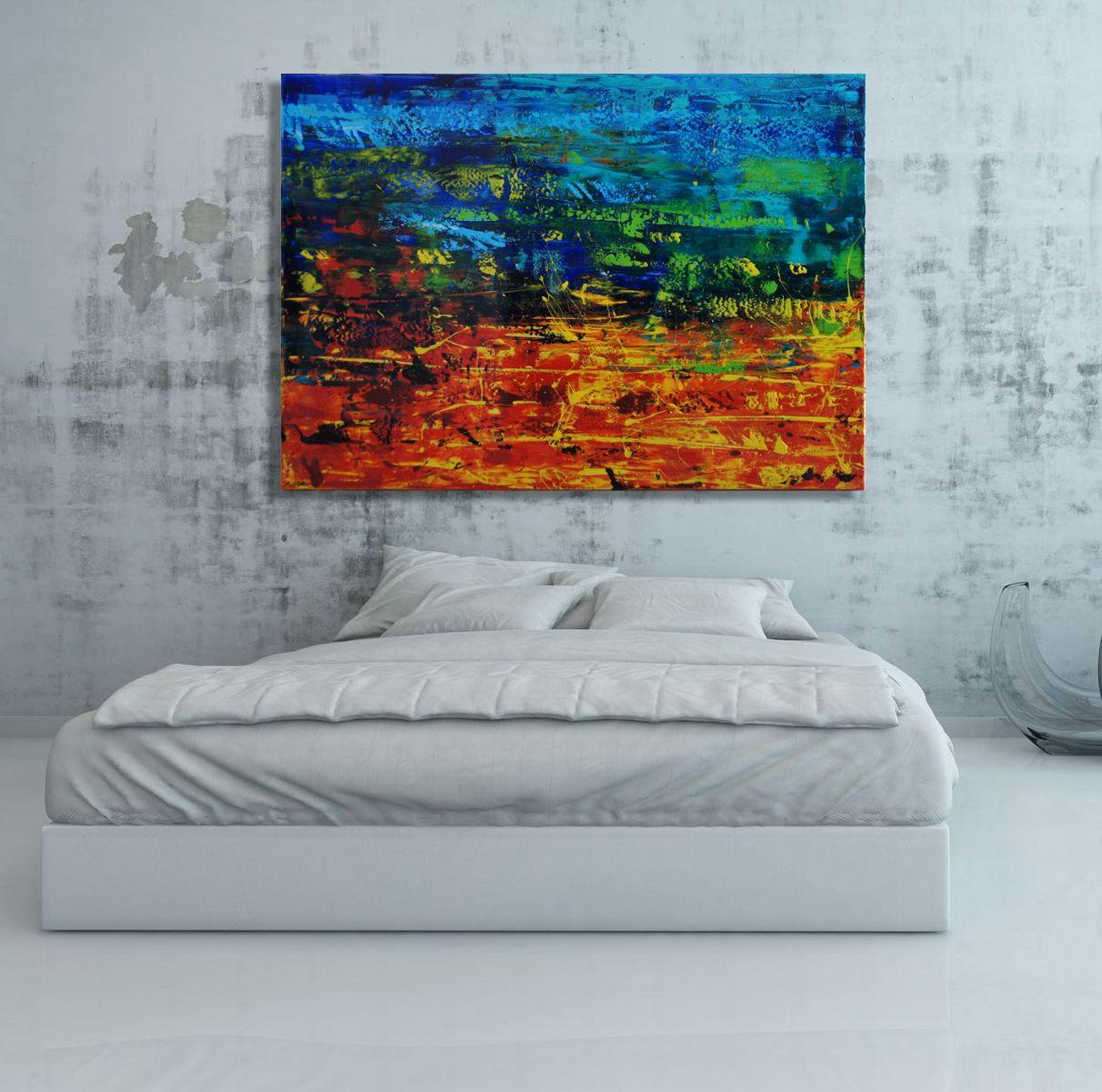 Medley mediterráneo, Pintura, Acrílico sobre lienzo - Abstract Painting Negro de Ansgar Dressler