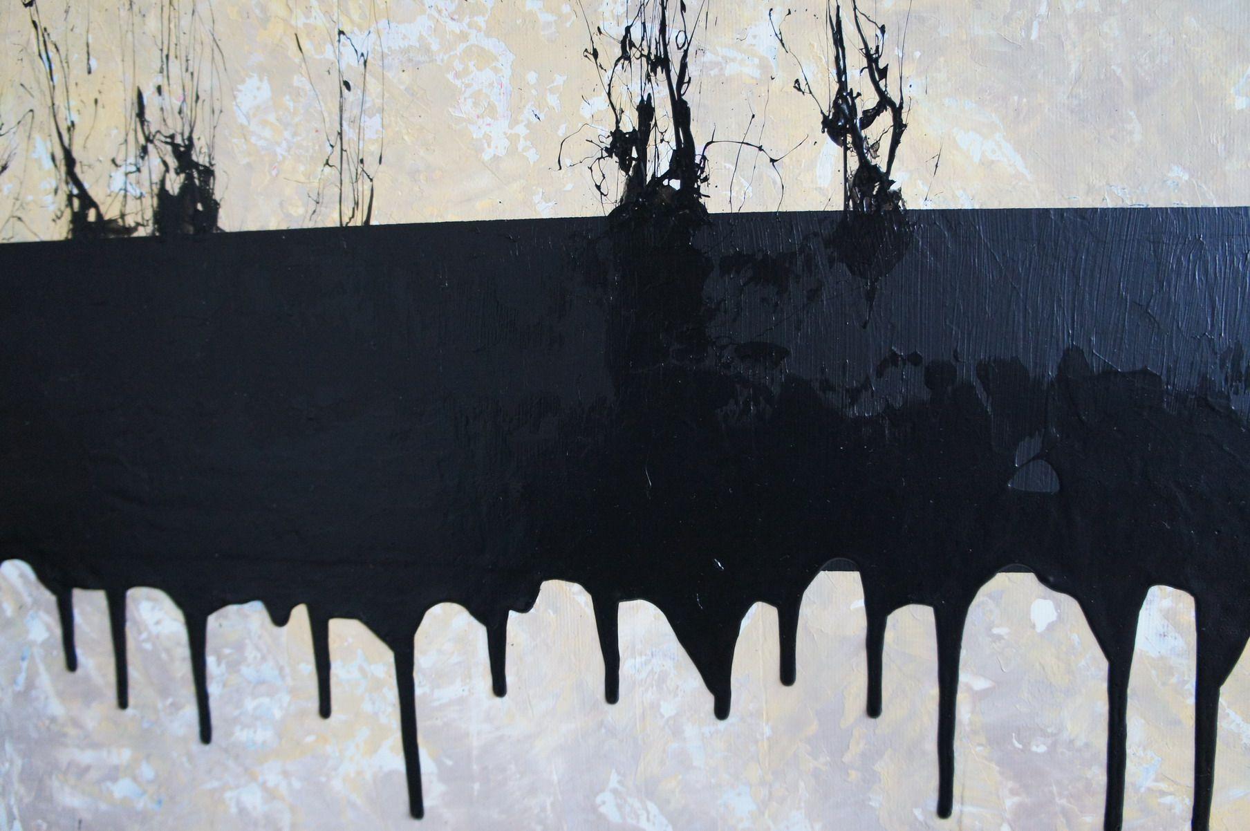 Oil Field, Painting, Acrylic on Canvas For Sale 2