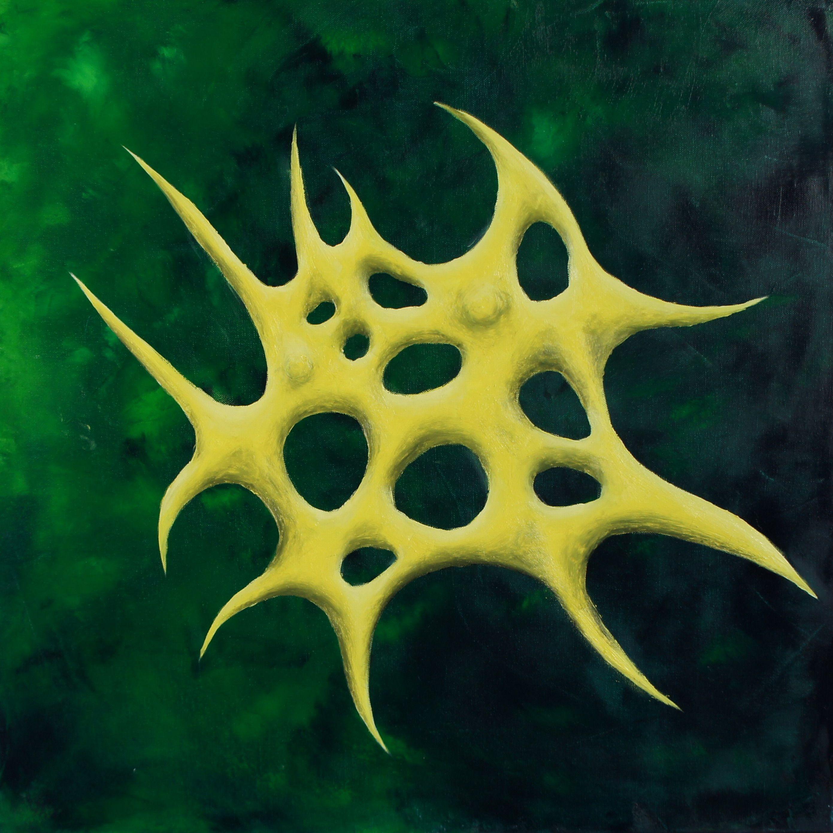Abstract Painting di Ansgar Dressler - OU812, Pittura, Olio su tela