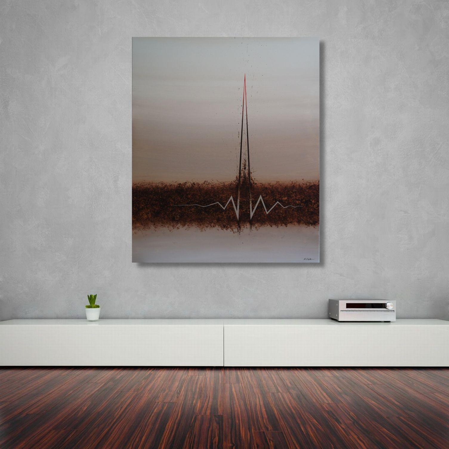 Ruptura, Pintura, Acrílico sobre lienzo - Painting Abstracto de Ansgar Dressler
