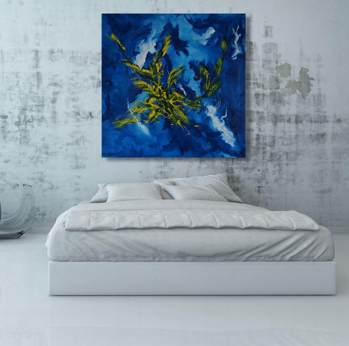 Evoluzione precipitosa, Pittura, Acrilico su tela - Painting Astratto di Ansgar Dressler