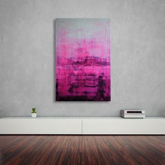 She Likes To Dream In Pink I, Painting, Acrylic on Canvas