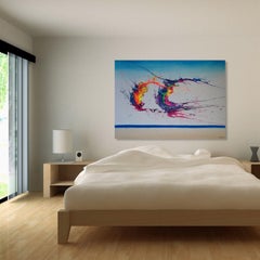 Summer Phenomenon II (Spirits Of Skies 140204), Painting, Acrylic on Canvas