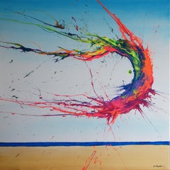 Summer Phenomenon III (Spirits Of Skies 100206), Painting, Acrylic on Canvas