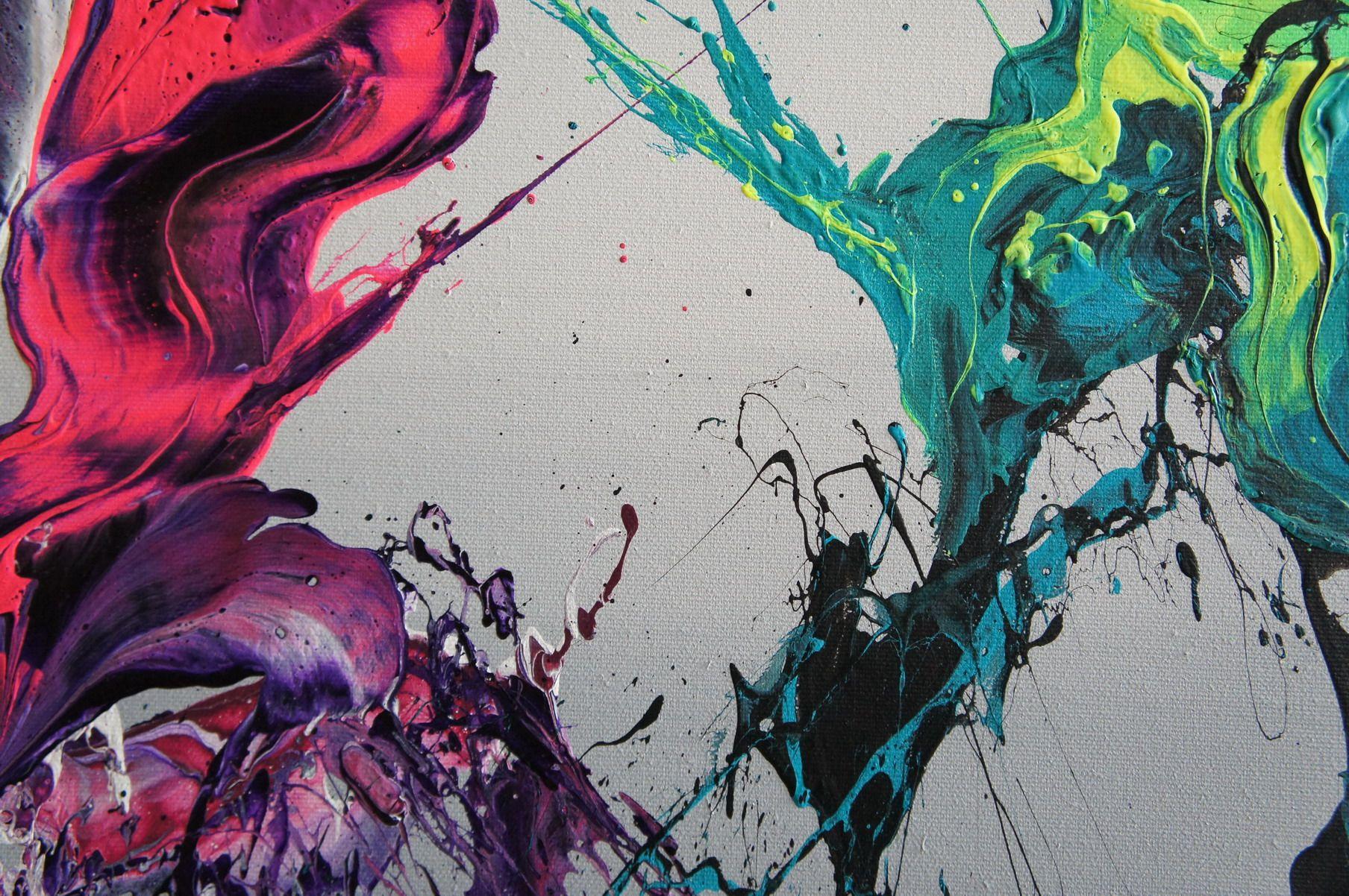 La Disputa (Spiriti dei Cieli 120184), Pittura, Acrilico su tela - Painting di Ansgar Dressler