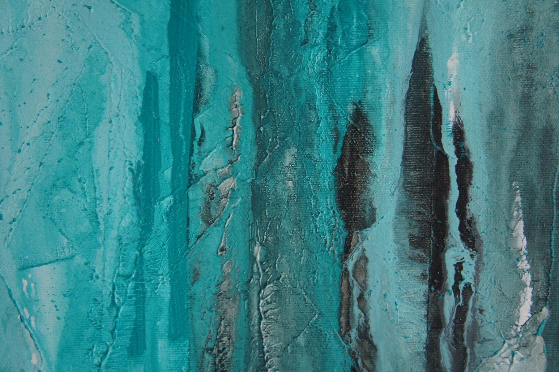 L'anello mancante, Pittura, Acrilico su tela - Painting di Ansgar Dressler