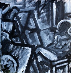 Studio A. 2023, gouache, carta, 25 x 24. 5 cm