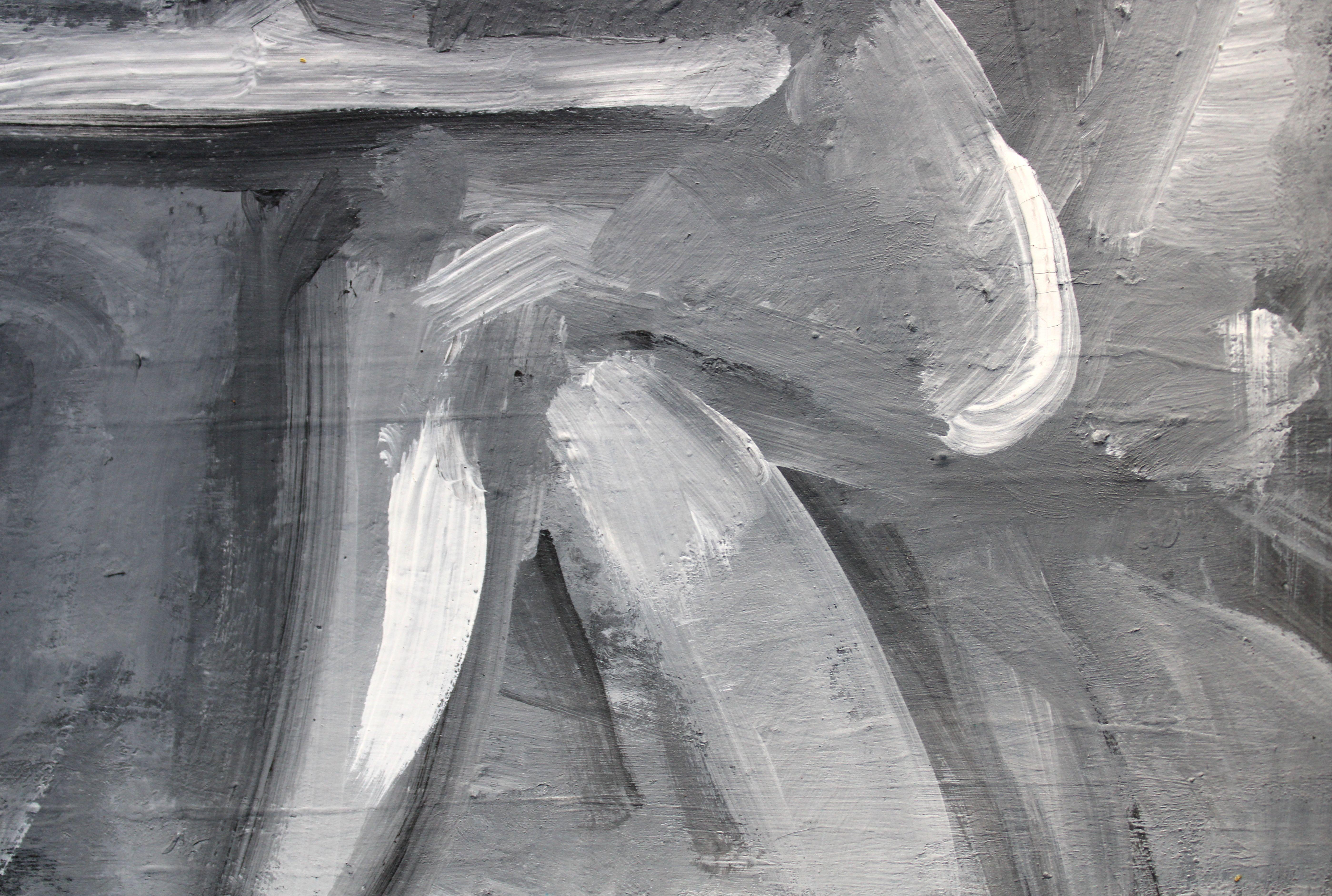 Cafe. 2024., acrylic, paper, 25x25 cm - Modern Painting by Ansis Butnor