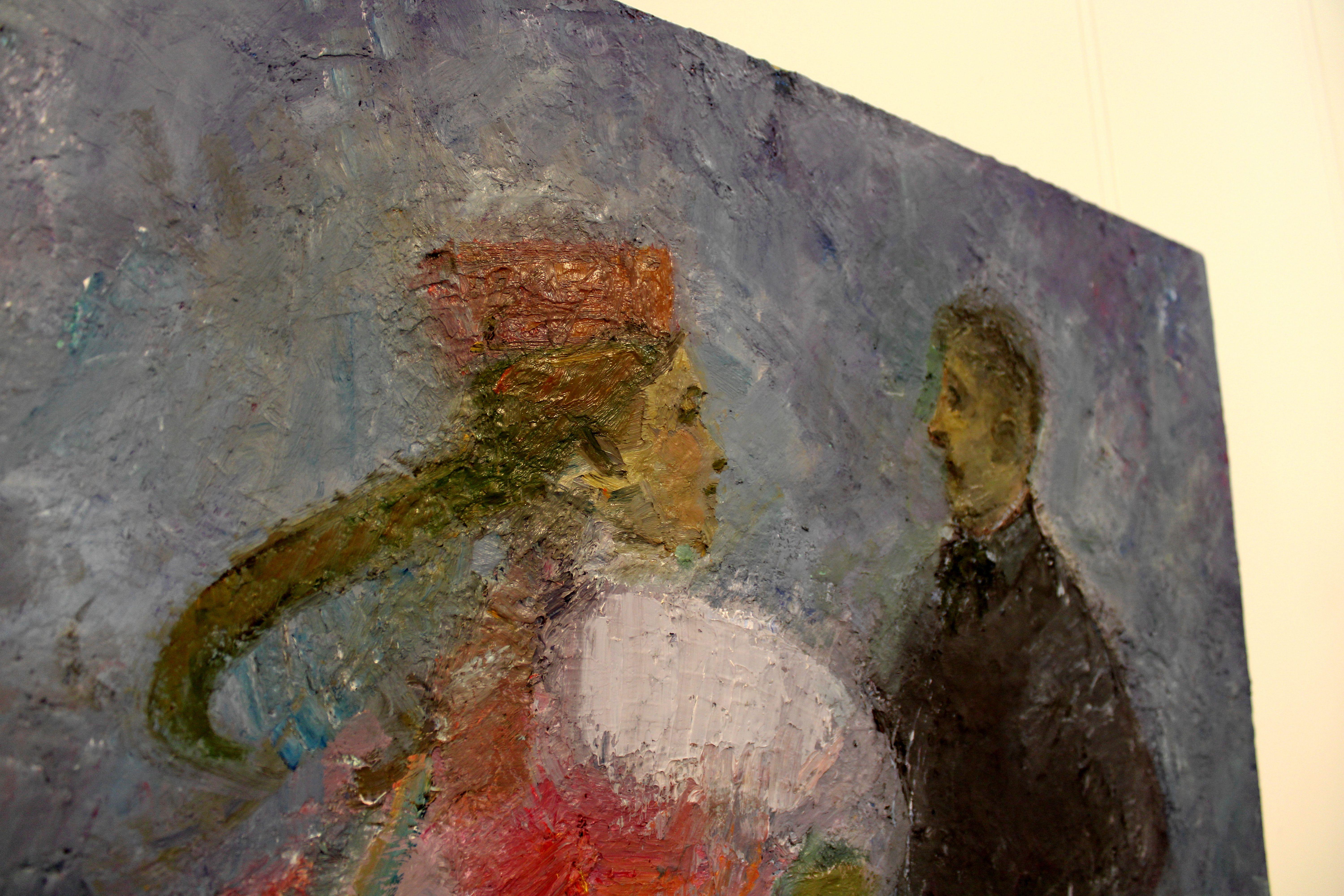 Folk dance. 2024, oil on canvas, 100x90 cm For Sale 7