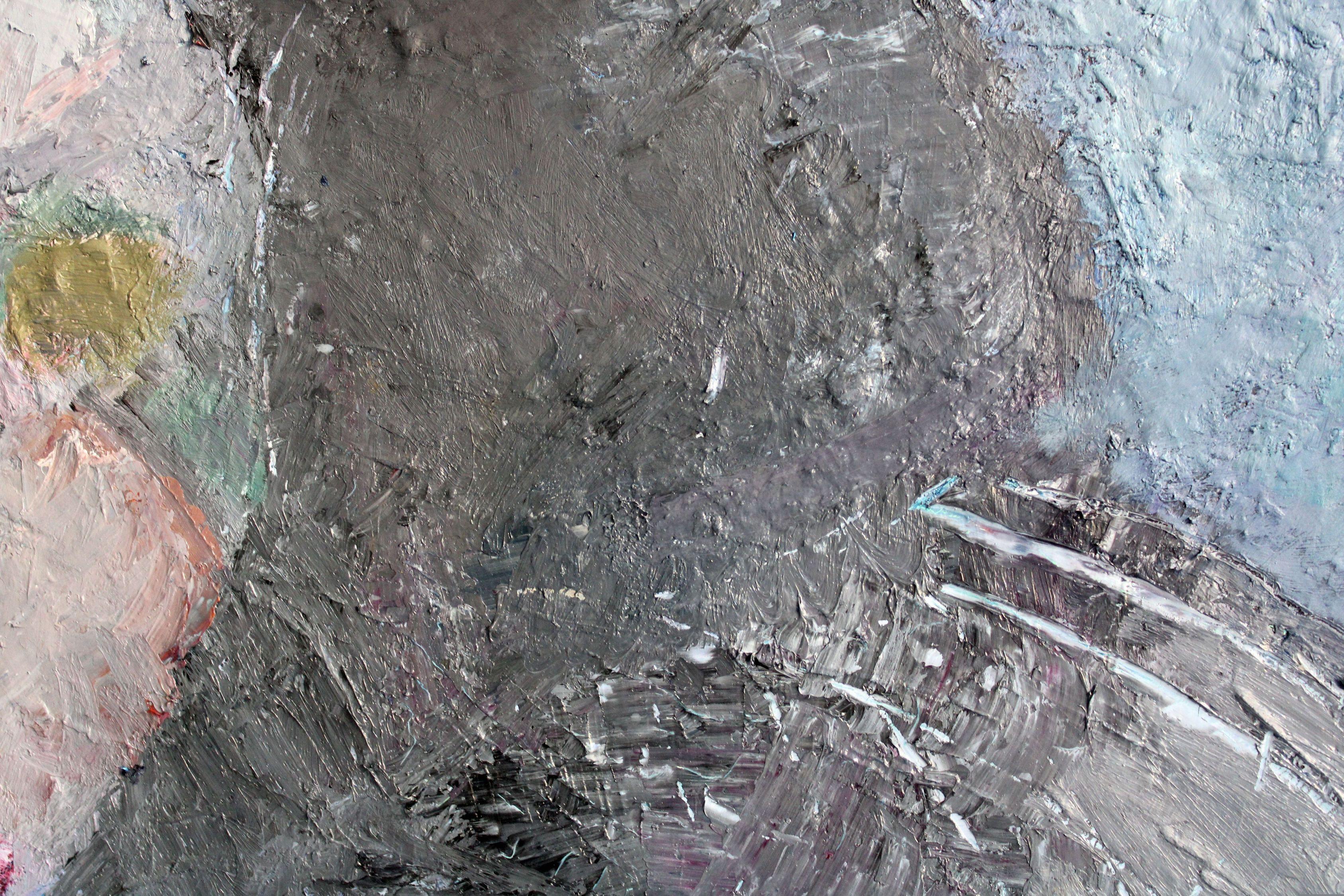 Folk dance. 2024, oil on canvas, 100x90 cm For Sale 3