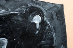 Guitar player. 2023, paper, acrylic, 25x25 cm