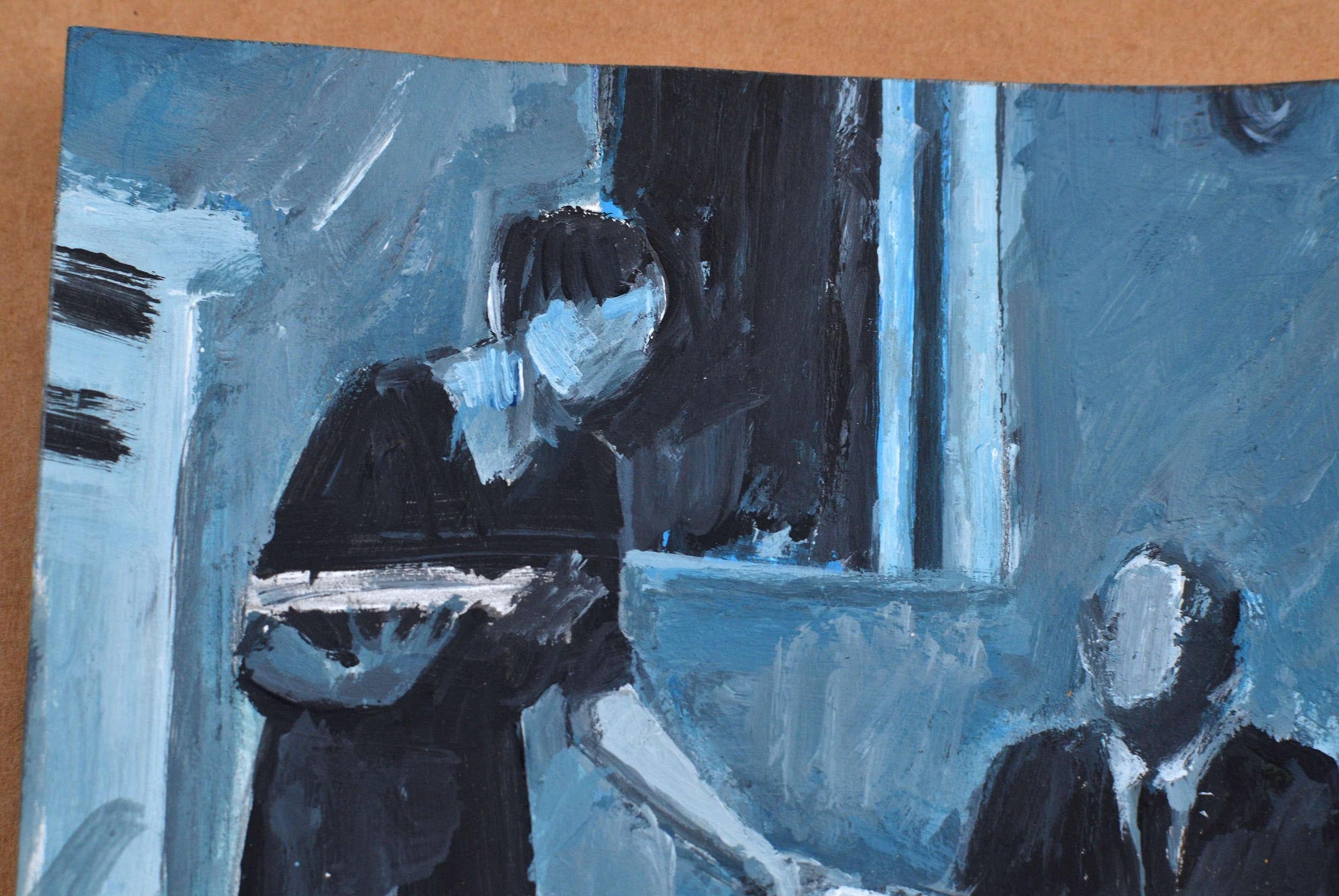 La Cène - Moderne Art par Ansis Butnor