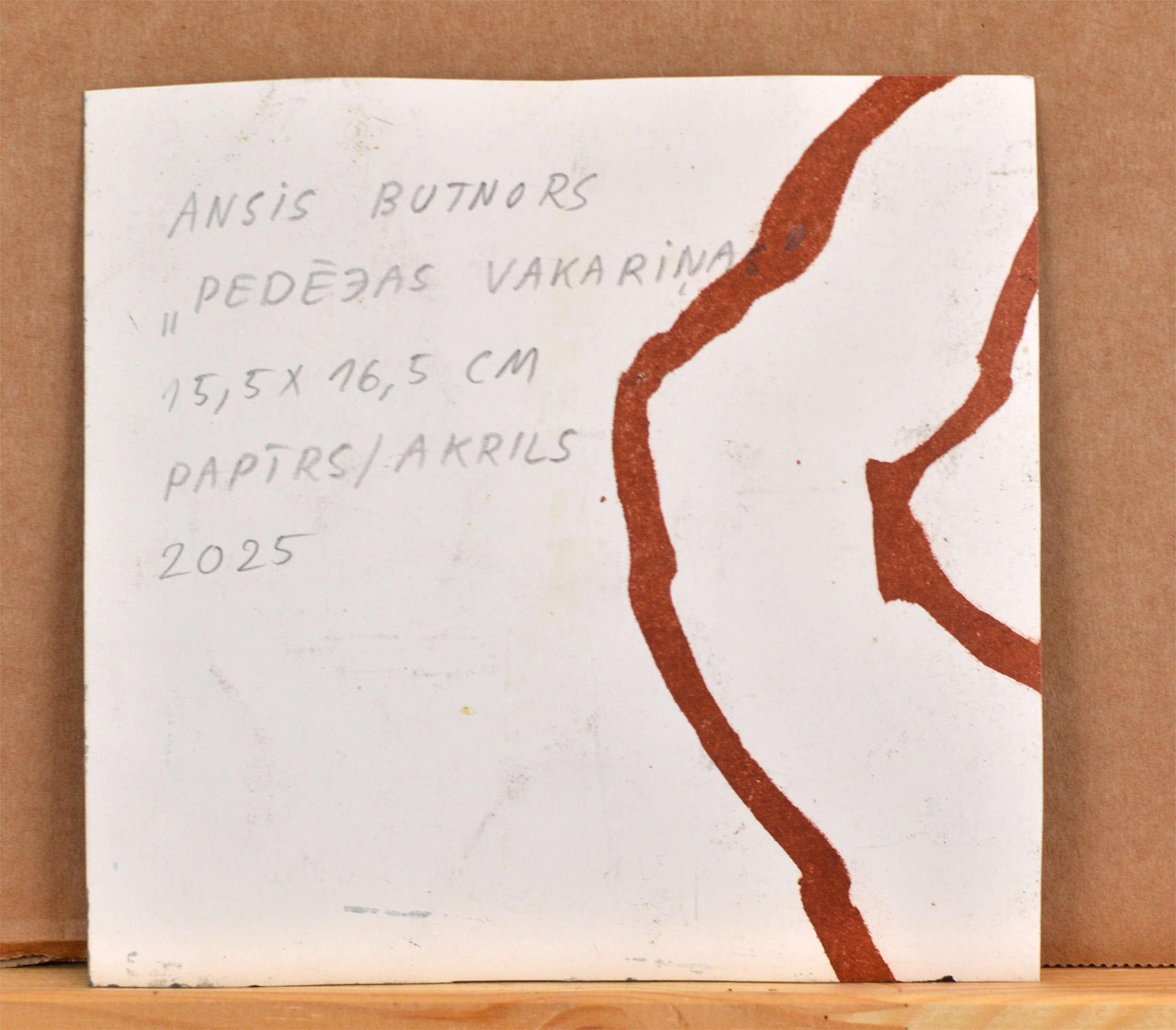 Ansis Butnors (1977)

L'éducation :
J. École d'art Rozentals à Riga  – 1989. – 1996.
Académie d'art de Lettonie, département de peinture - 1996. - 2000.

Expositions :
Expositions individuelles :
2003. - Salon d'art 
