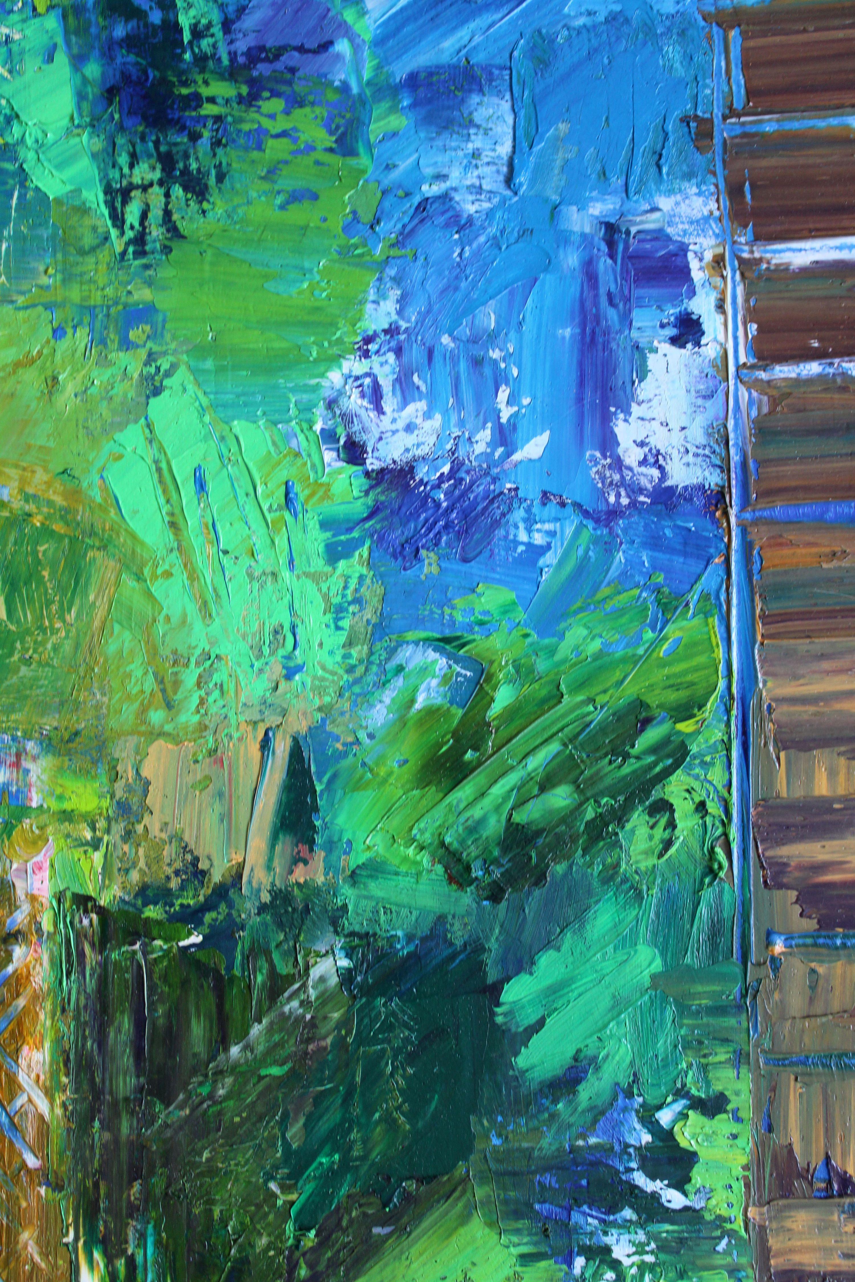 Luxembourg gardens. 2024, oil on canvas, 80x55 cm For Sale 3