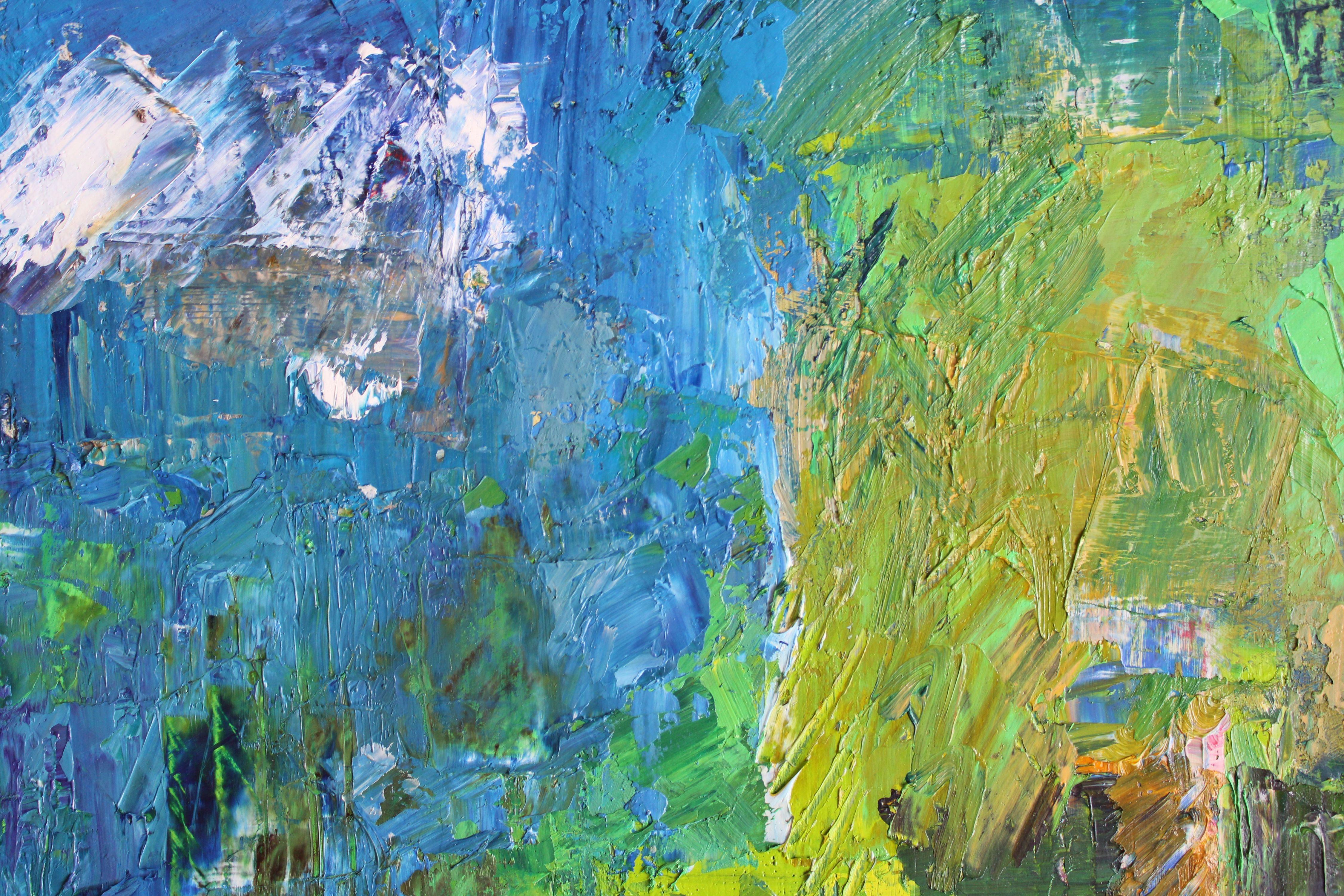 Luxembourg gardens. 2024, oil on canvas, 80x55 cm For Sale 4