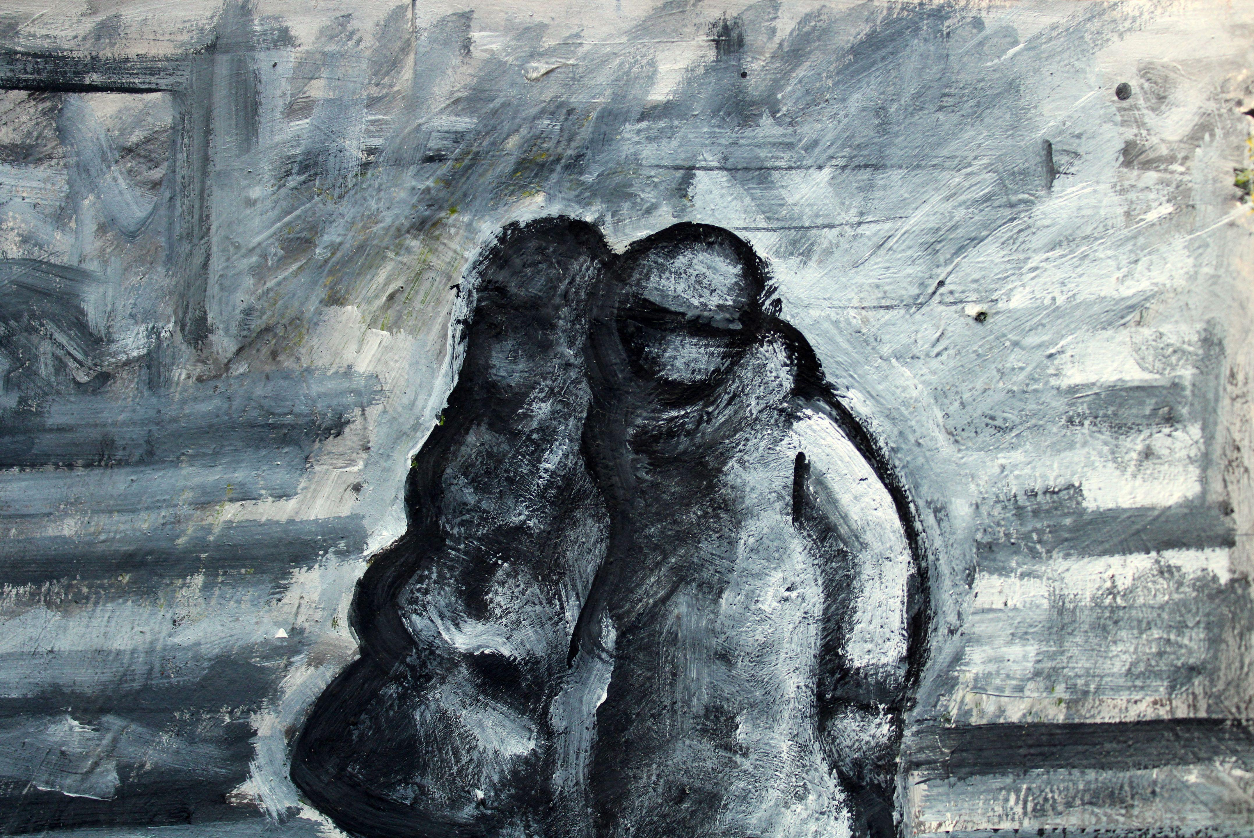 On the platform. 2022, gouache, paper, 25x25 cm

Ansis Butnors (1977)

Education:
J. Rozentals Art School in Riga  – 1989. – 1996.
Latvian Academy of Art, Painting Department – 1996. – 2000.

Exhibitions:
Solo exhibitions:
2003. – art salon
