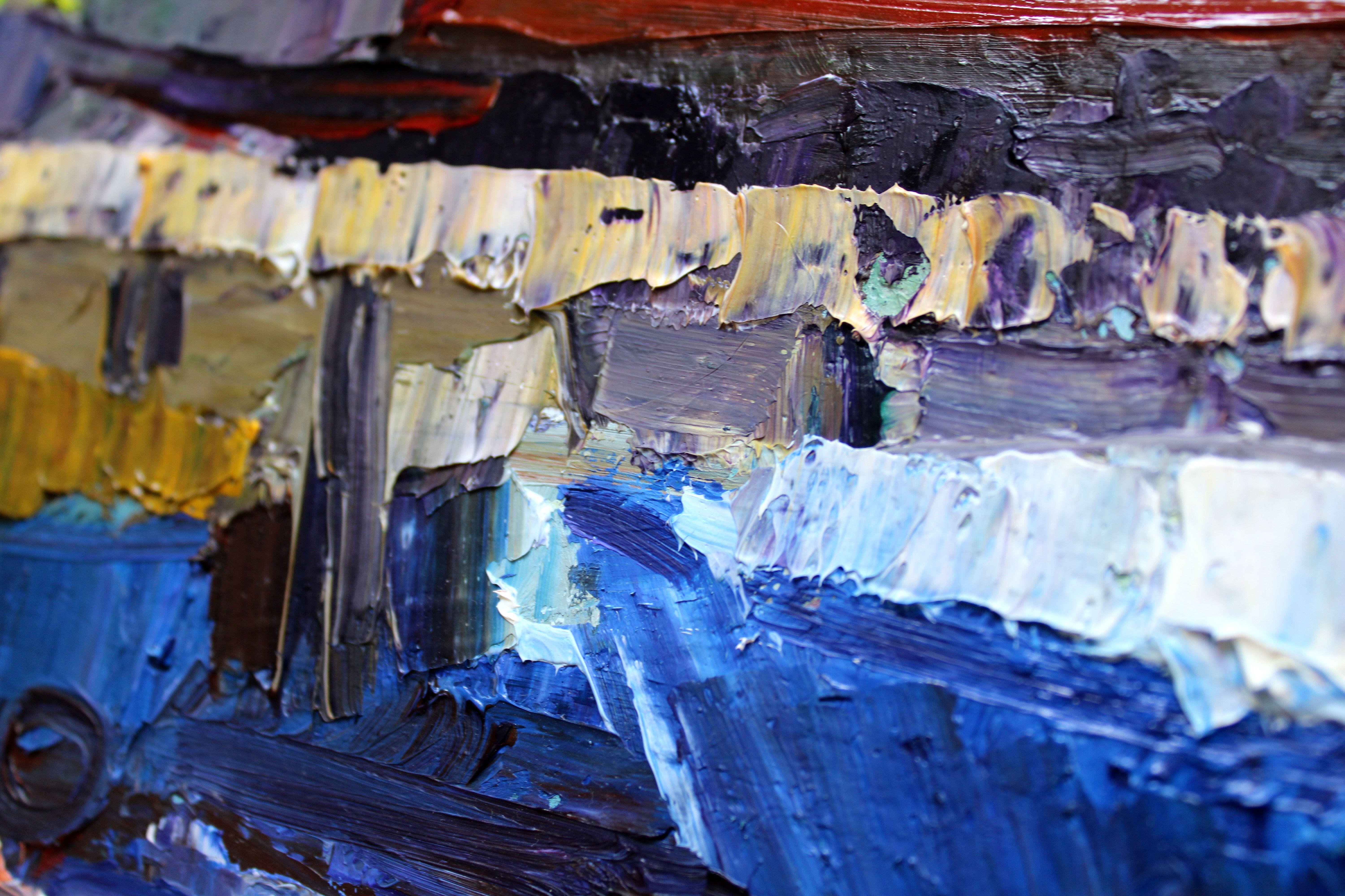Port. 2024, oil on canvas, 60x80 cm For Sale 4