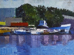 Puerto. 2024, óleo sobre lienzo, 60x80 cm