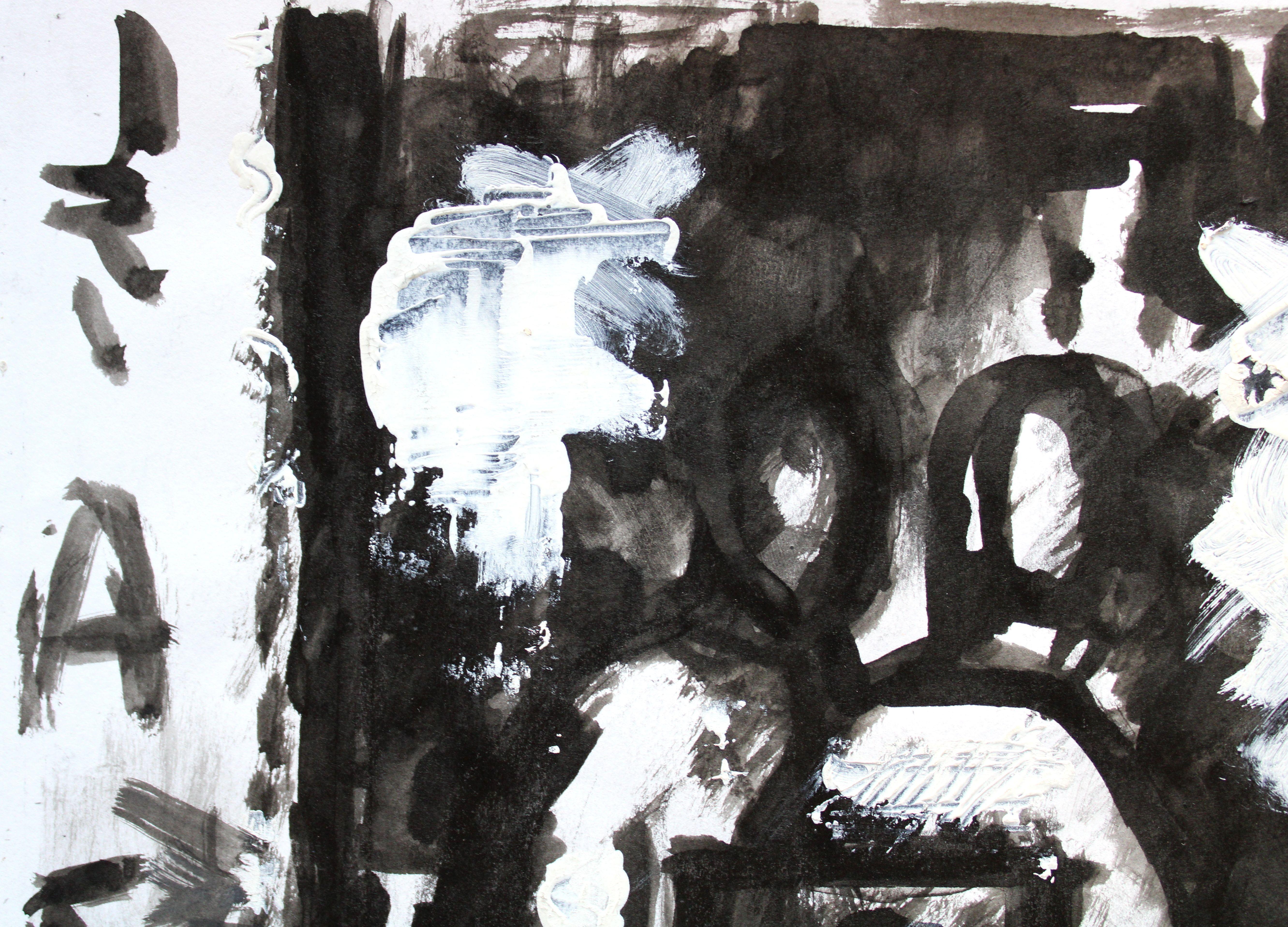 Café in der Street Street. 2021, Acryl, Papier, 25x25 cm im Angebot 1