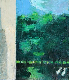 View from the window. 2024, oil on canvas, 46, 5 x 40, 5 cm