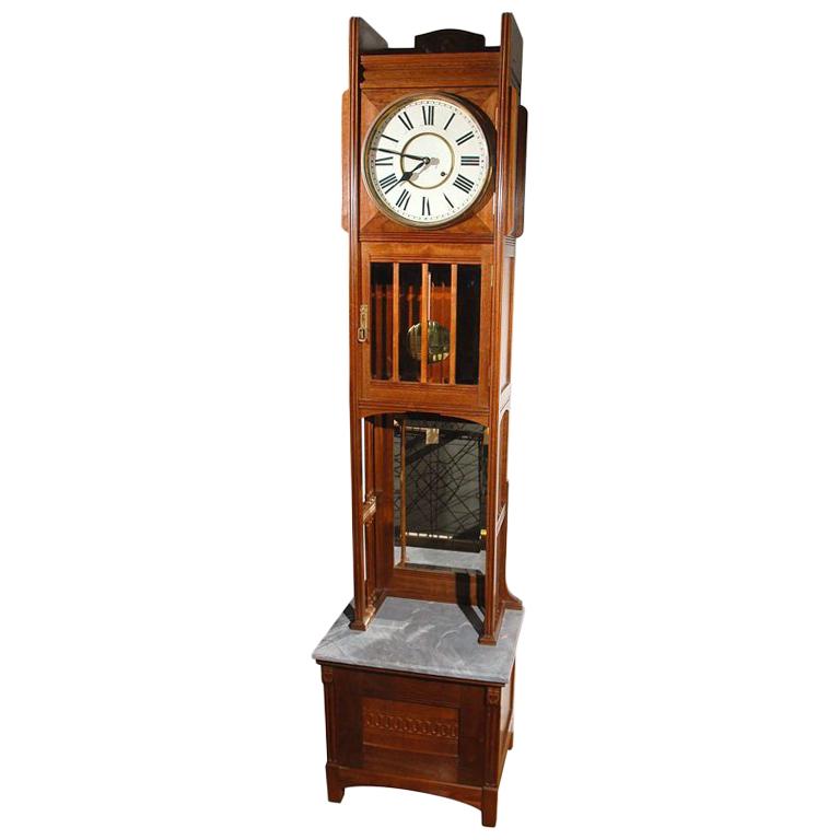 Ansonia Tall Case Clock For Sale