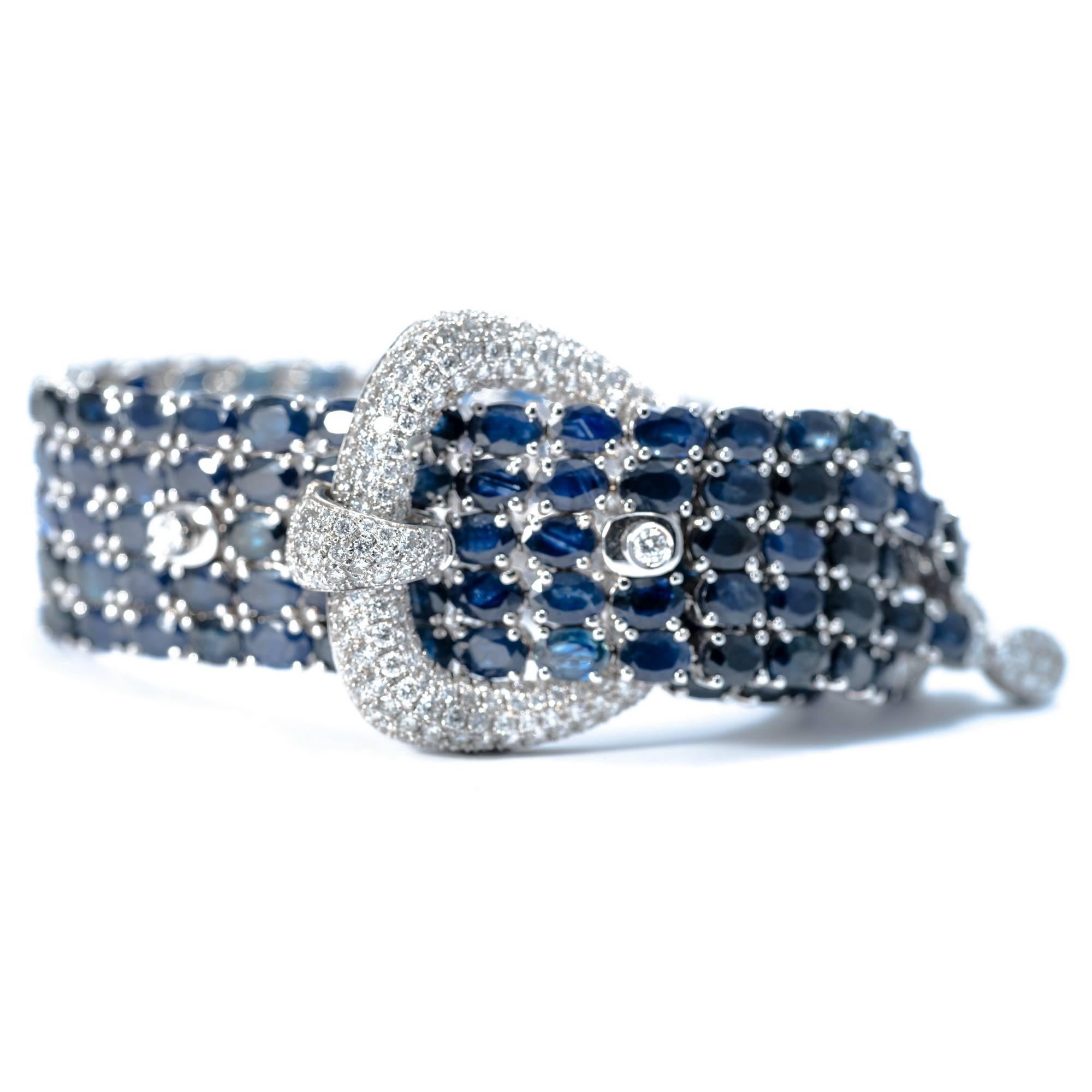 diamond buckle bracelet