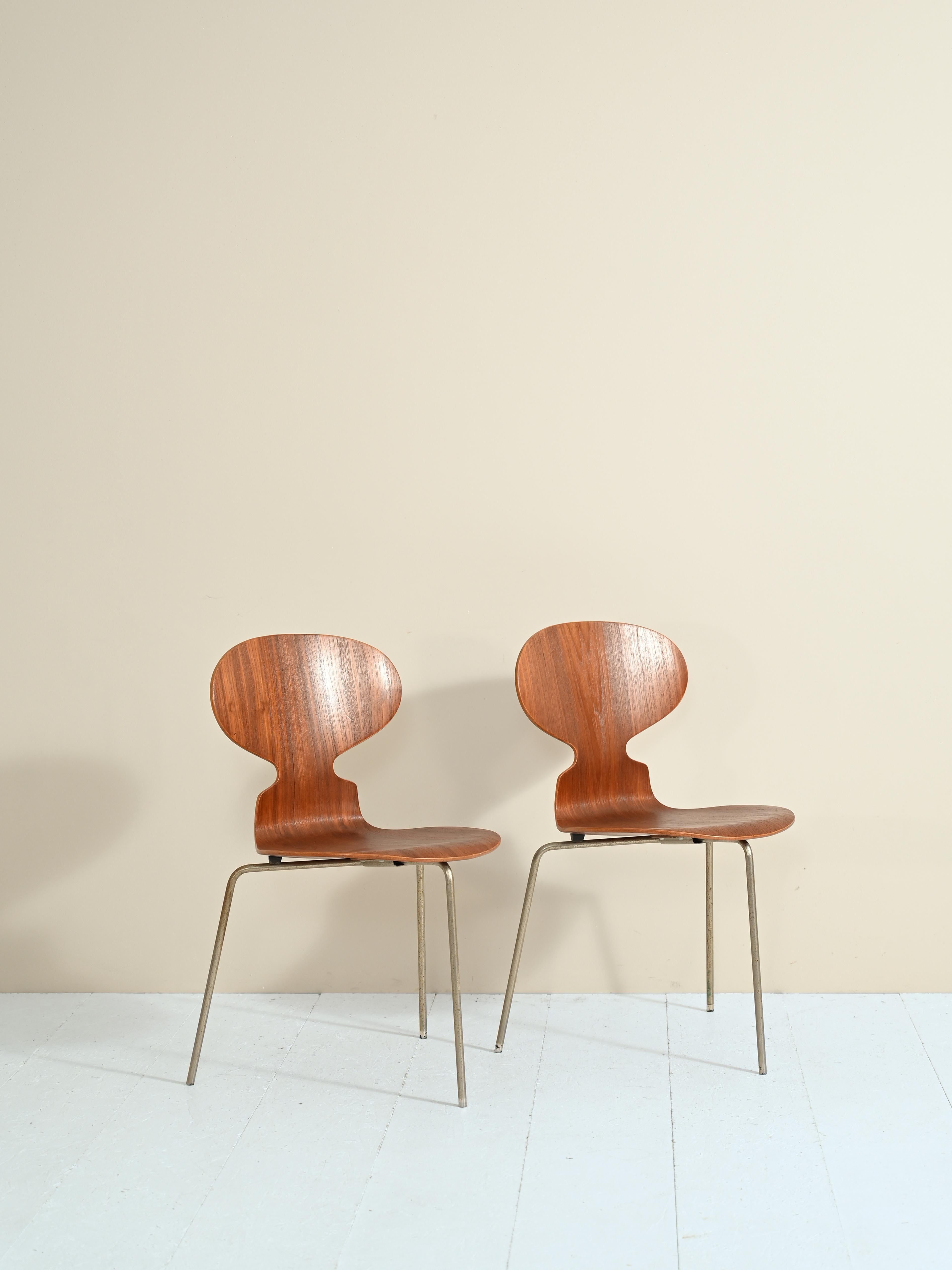 Scandinavian Modern 'Ant Chair' Chairs Model 3101 by Arne Jacobsen for Fritz Hansen