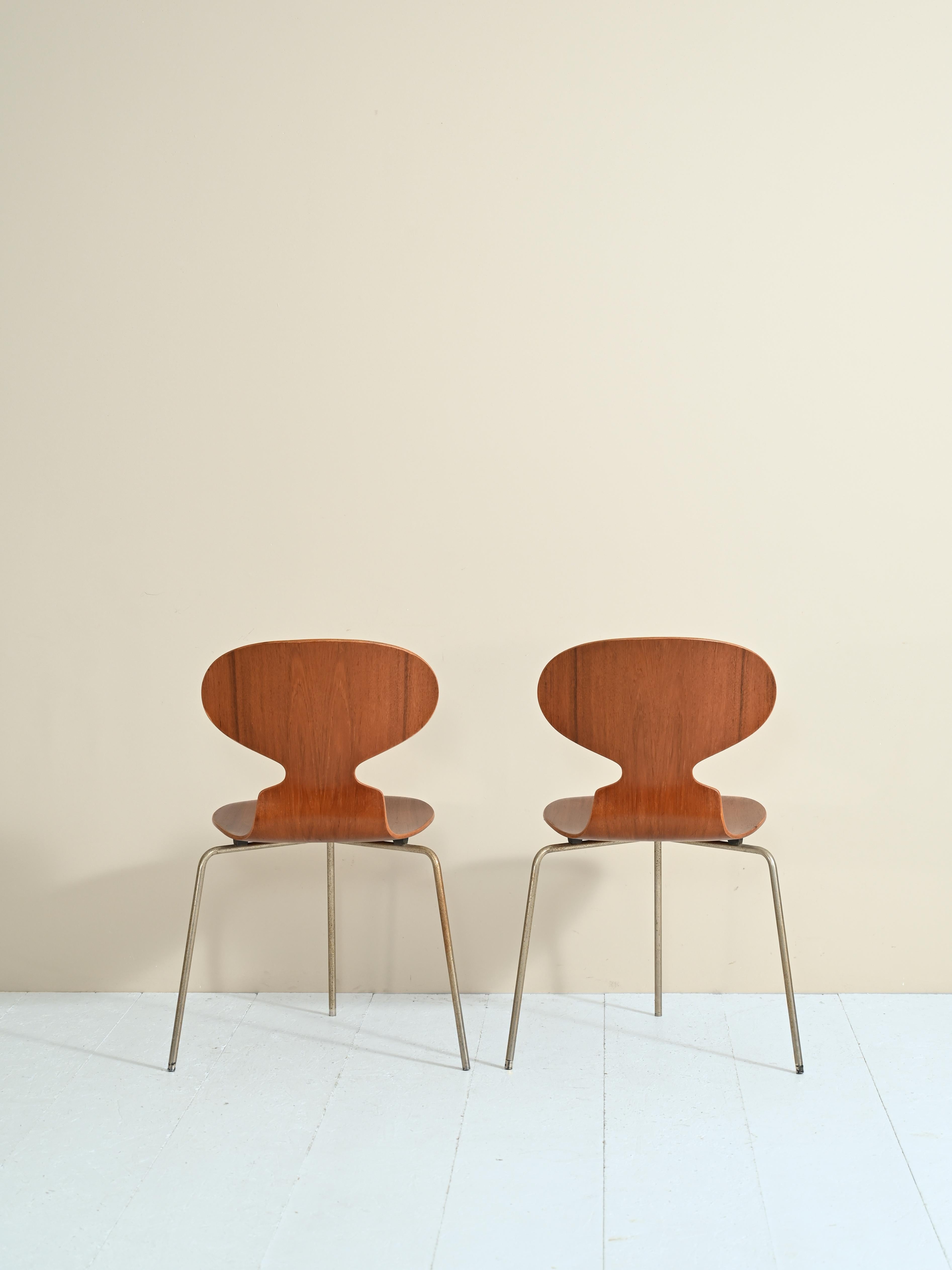 Mid-20th Century 'Ant Chair' Chairs Model 3101 by Arne Jacobsen for Fritz Hansen