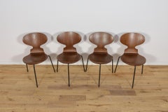 Ant Chair Model 3101 in Teak by Arne Jacobsen for Fritz Hansen, 1970s, Denmark.