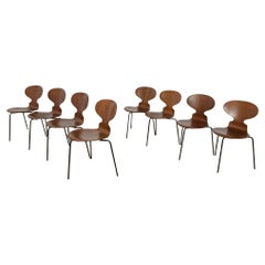 Ant Chair Model 3101 in Teak by Arne Jacobsen for Fritz Hansen, 1970s, Denmark.