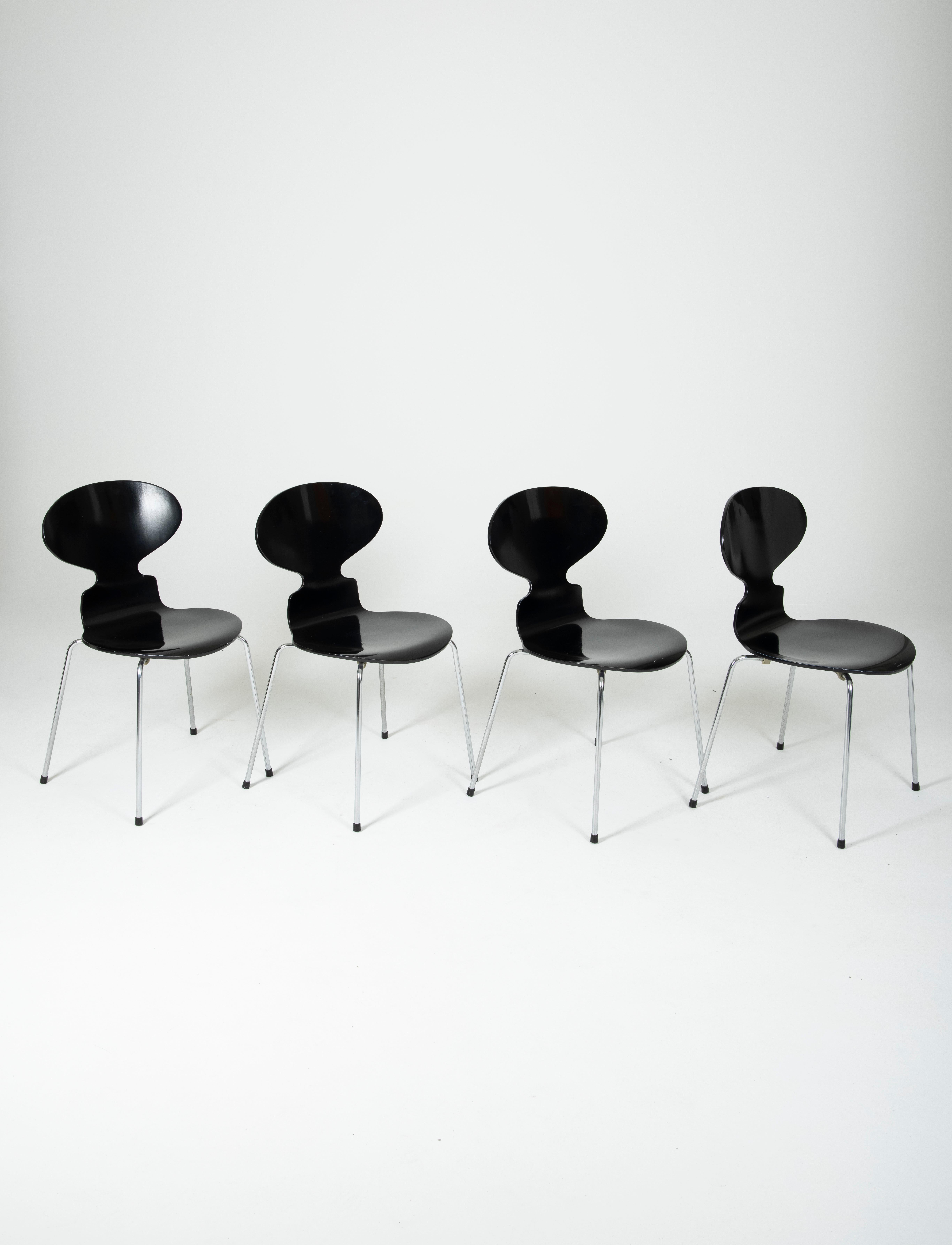  Ant Chairs Model 3101 by Arne Jacobsen for Fritz Hansen, 1986 1