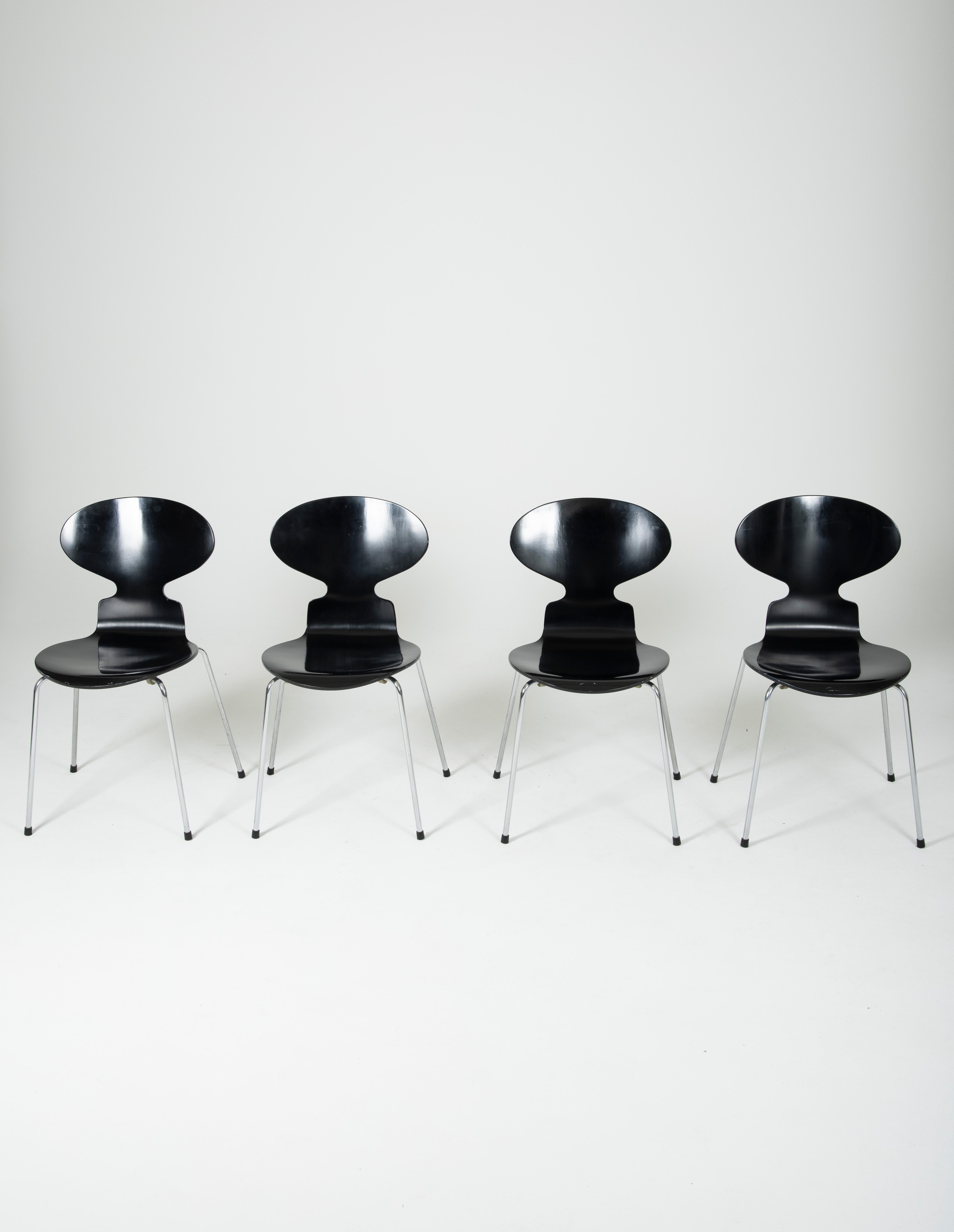  Ant Chairs Model 3101 by Arne Jacobsen for Fritz Hansen, 1986 2