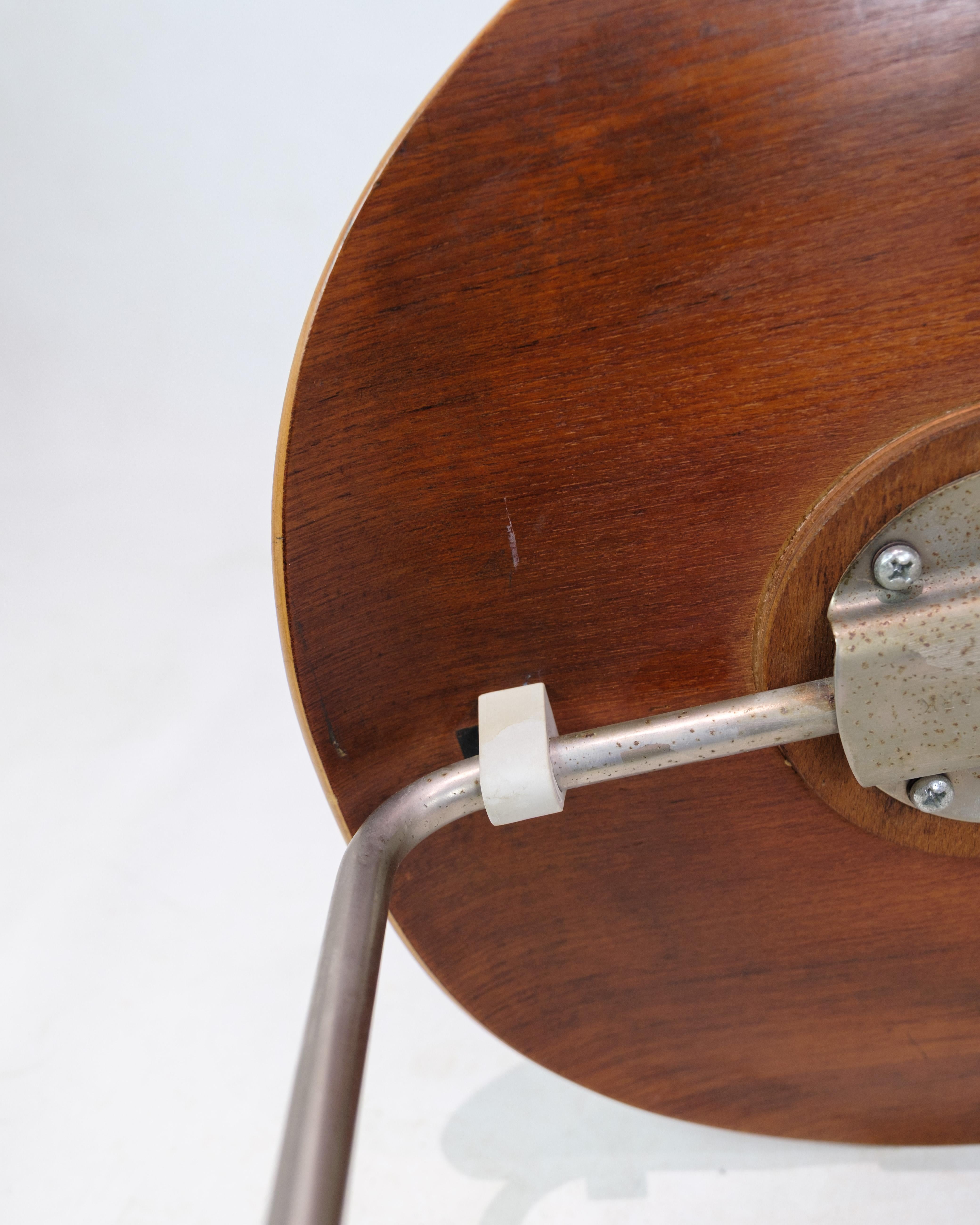 Ant, modèle 3100, Arne Jacobsen, bois de teck, Fritz Hansen, 1950 en vente 4