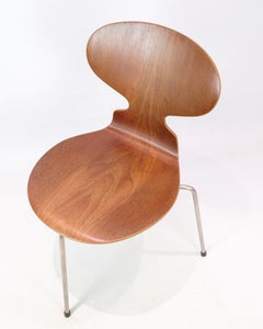 Ant, Model 3100, Arne Jacobsen, Teak Wood, Fritz Hansen, 1950