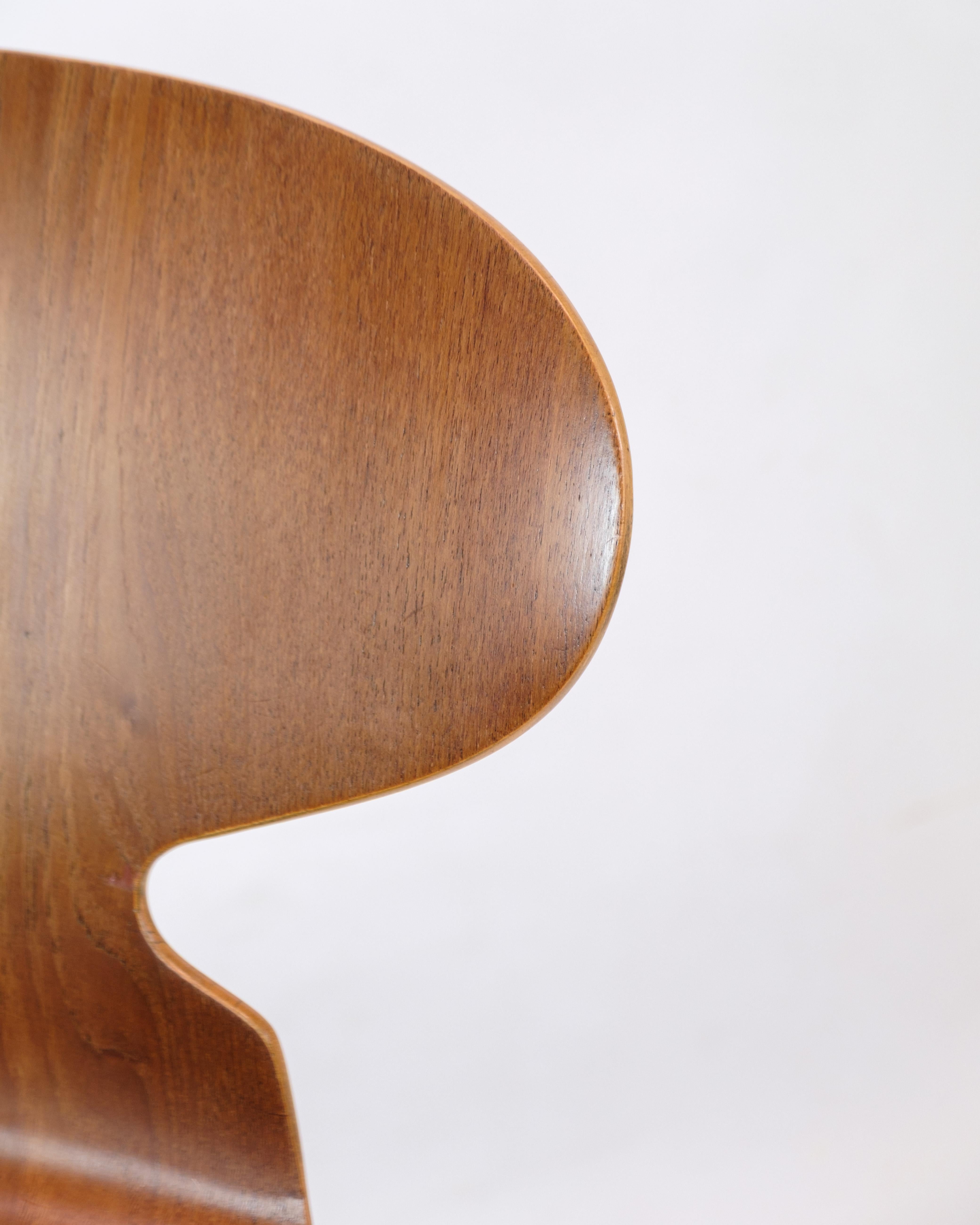 Danois Ant, modèle 3100, Arne Jacobsen, bois de teck, Fritz Hansen, 1950 en vente