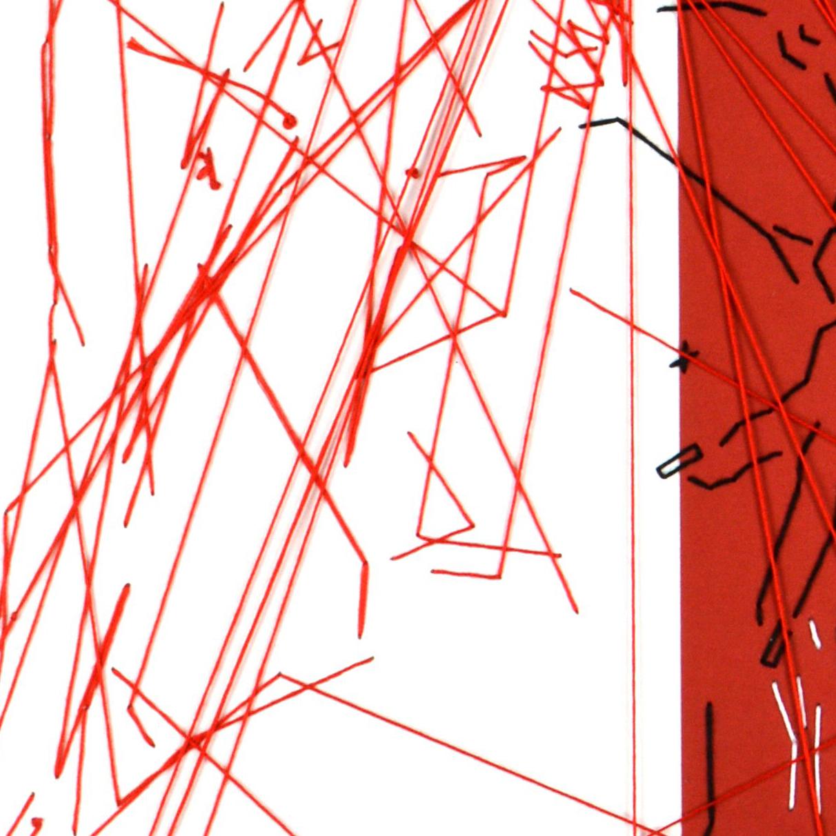Cathexis n° 3a - Rouge Nude Painting par Ant Pearce