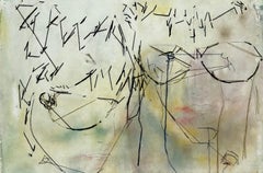 Gucci Girls. Mixed Media-Doppelseitiges figuratives Gemälde