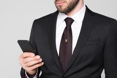 Ant Tie Tack Yellow Gold Diamonds