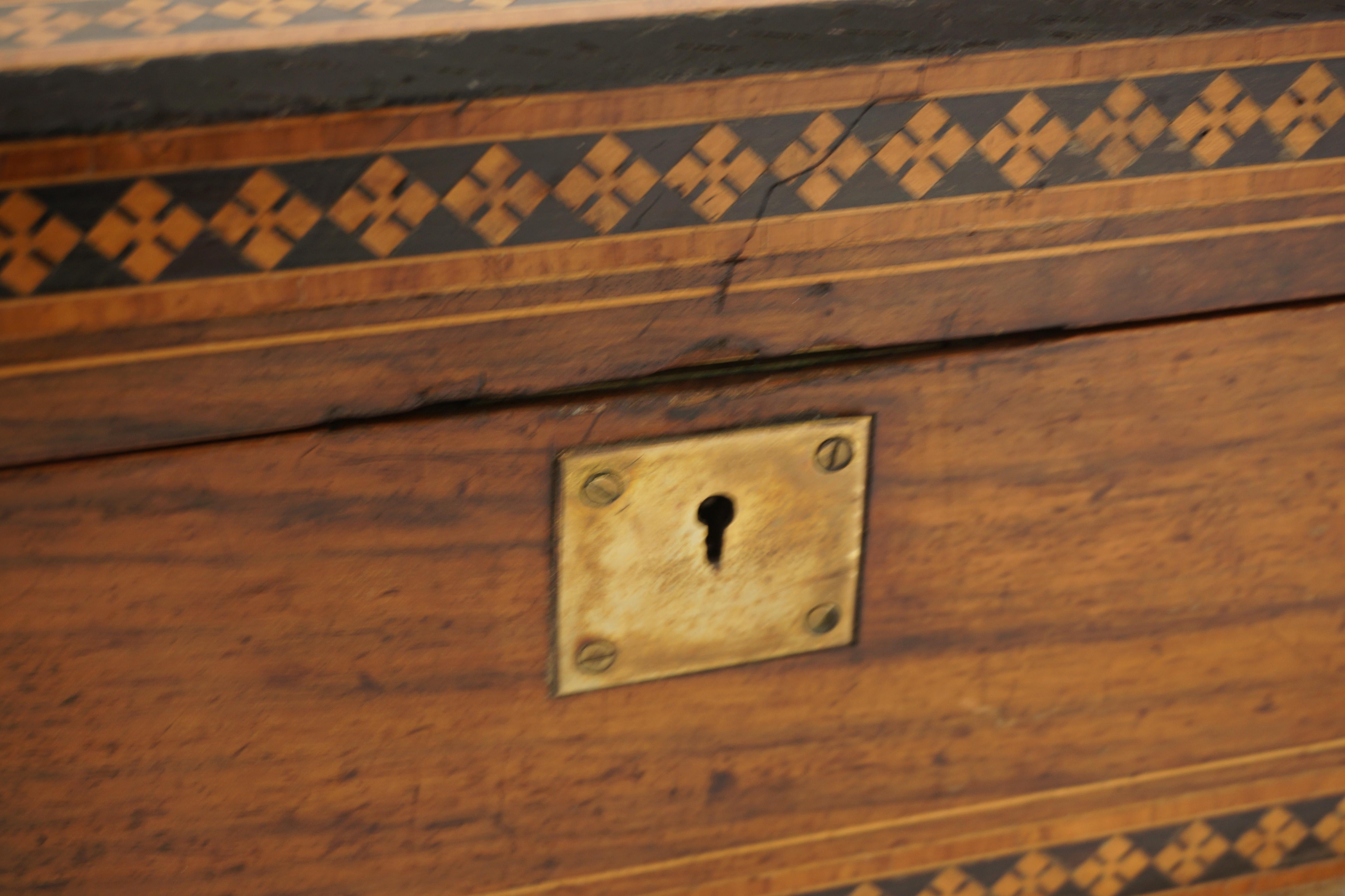 Ant. Victorian Inlaid Turnbridge Ware Writing Box, Scotland 1870, H1036 For Sale 5