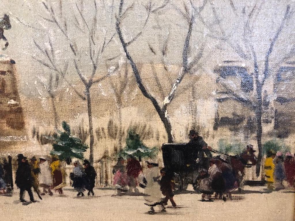 Antal Berkes (1874-1938)

Antal Berkes (1874-1938) fue un pintor húngaro, nacido en Budapest, Hungría. Vivió algún tiempo en París, donde realizó paisajes urbanos, así como escenas callejeras similares de Budapest y Viena.


hacia 1920
Óleo